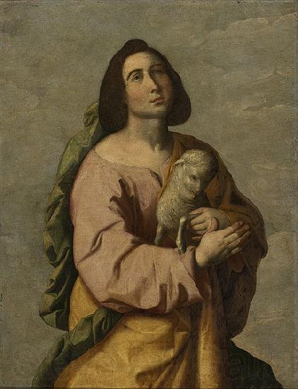 Francisco de Zurbaran Saint Agnes Germany oil painting art